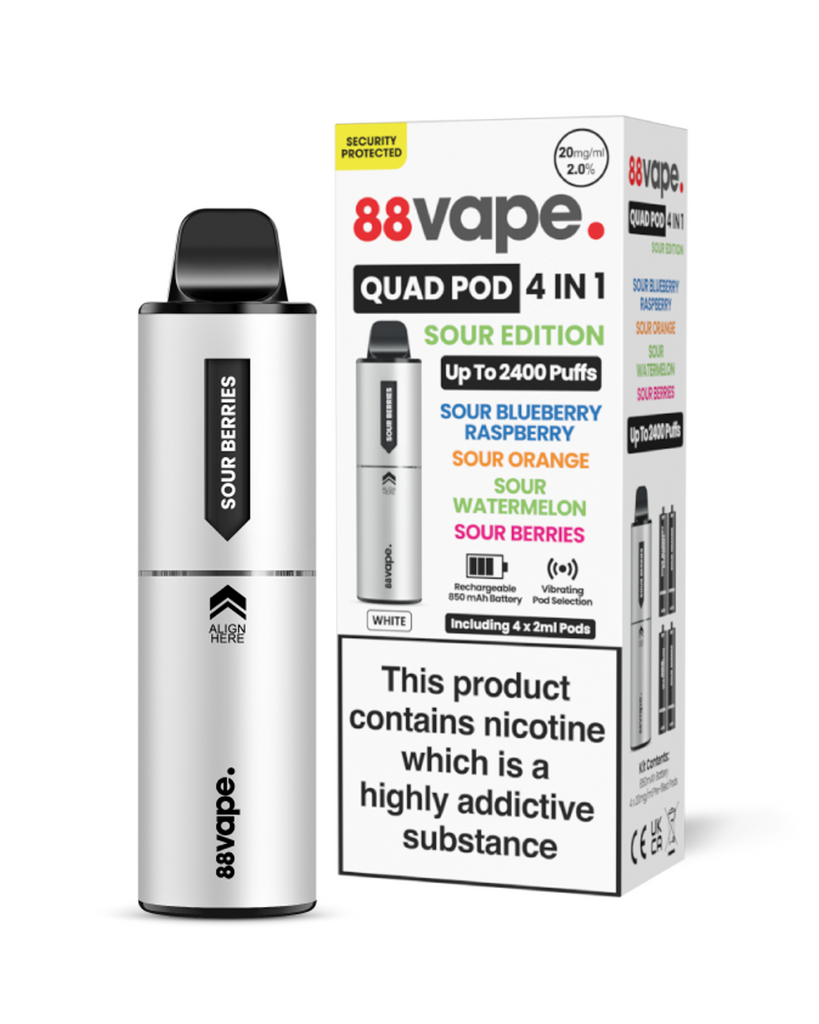 vape quad 88Vape Quad Pod Kit 4-in-1