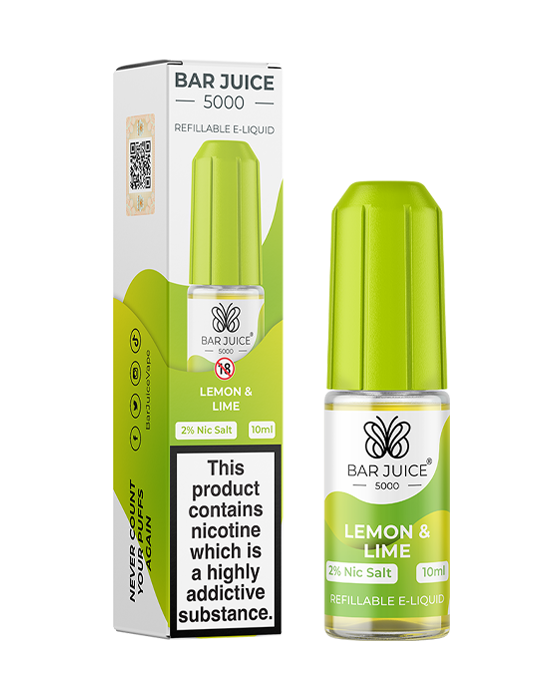 Lemon & Lime Nic Salt E-Liquid - Bar Juice 5000 88Vape Lemon & Lime Nic Salt E-Liquid - Bar Juice 5000 88Vape