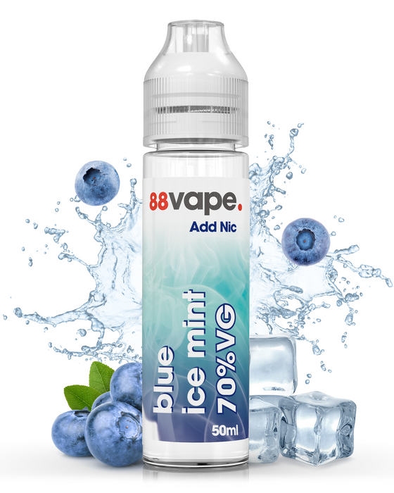 Blue Ice Mint Short Fill - 70% VG | 88Vape Blue Ice Mint Short Fill - 70% VG | 88Vape