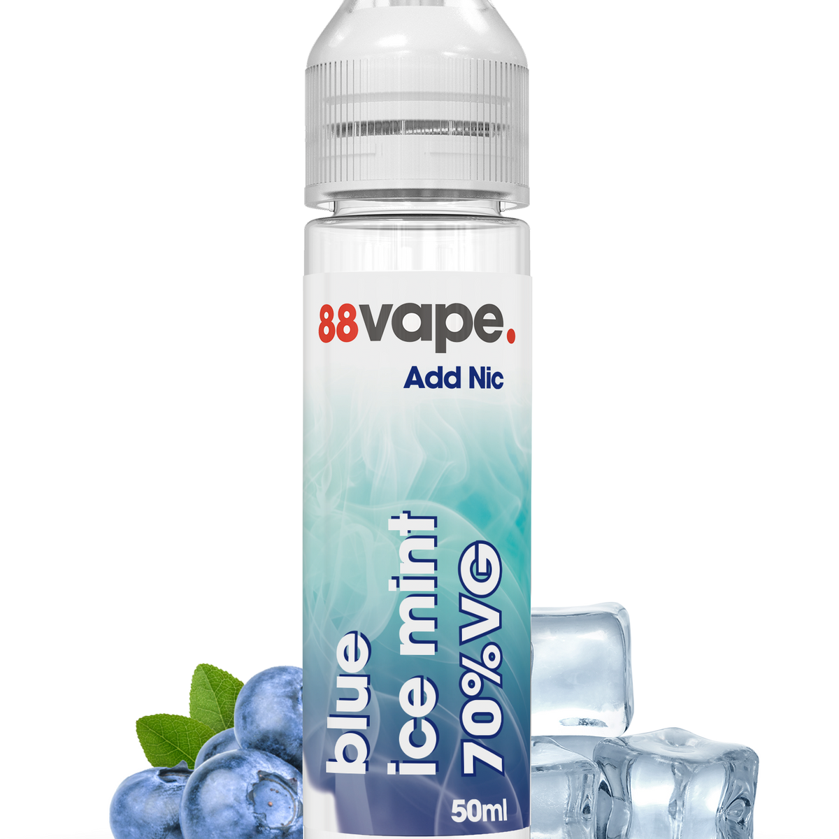Blue Ice Mint Short Fill - 70% VG | 88Vape Blue Ice Mint Short Fill - 70% VG | 88Vape