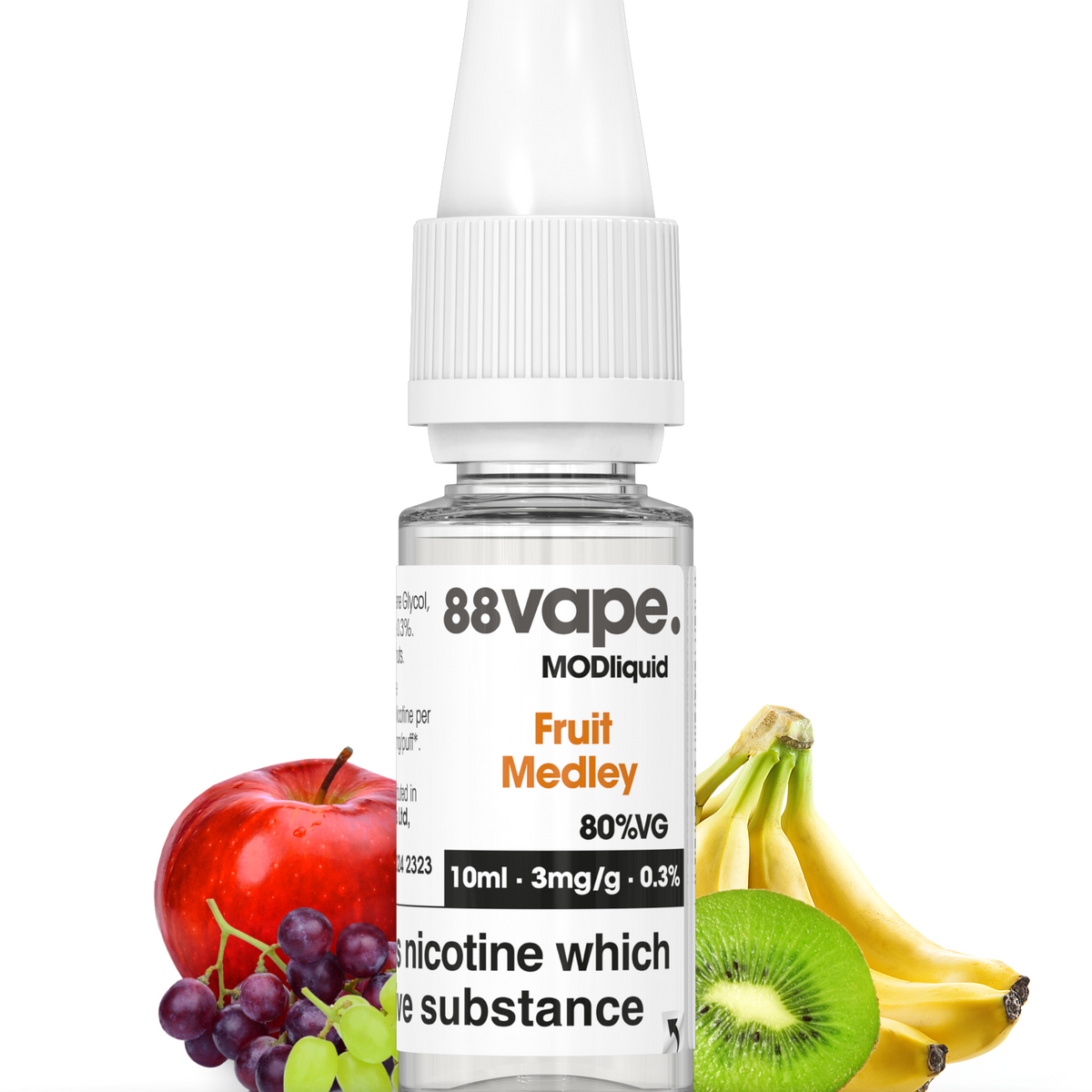 vg-heavy vape juice Fruit Medley 3mg 80VG Vape Juice