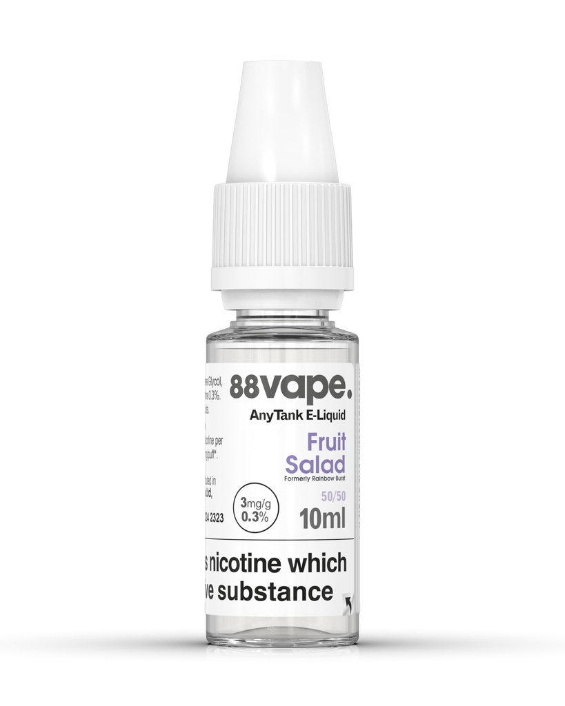88 vape rainbow burst Fruit Mix Short Fill - 75% VG main image 0
