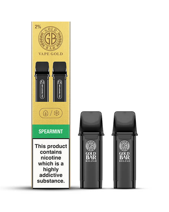Gold Bar Reload Pods Pack of 2 88Vape Gold Bar Reload Pods Pack of 2 88Vape