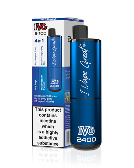IVG 2400 4-in-1 Disposable - Blue Edition