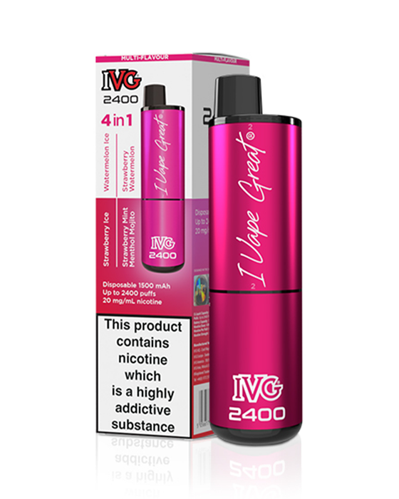 IVG 2400 4-in-1 Disposable - Pink Edition
