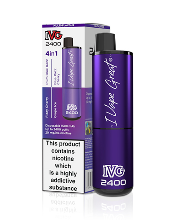 IVG 2400 4-in-1 Disposable - Purple Edition