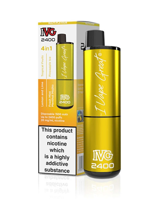IVG 2400 4-in-1 Disposable - Yellow Edition