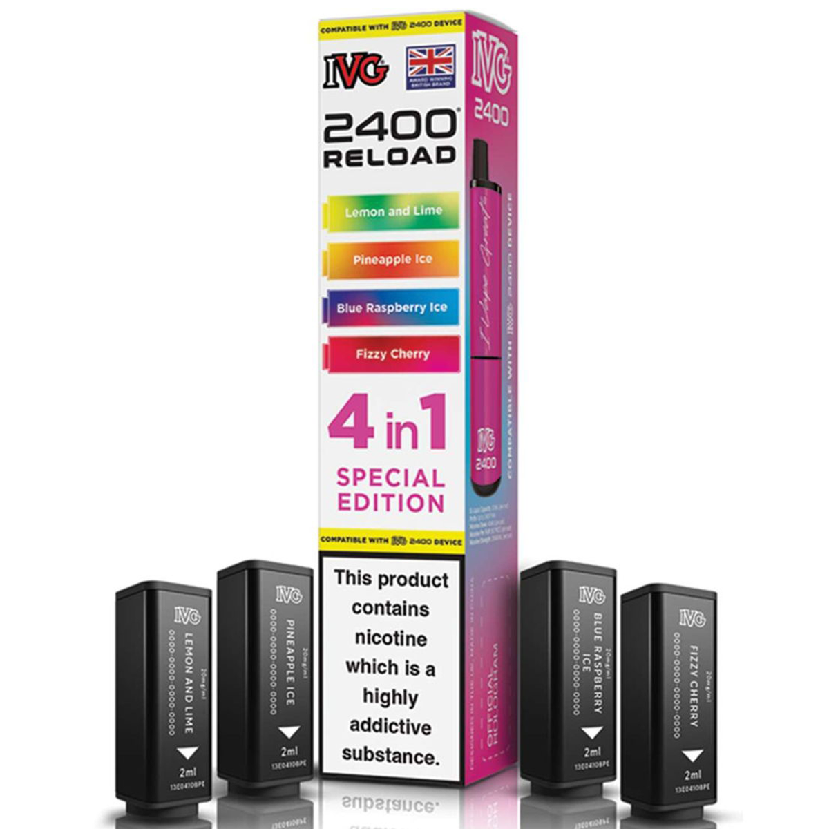 Special Edition IVG 2400 Reload Refill Pods (x4) — 88Vape