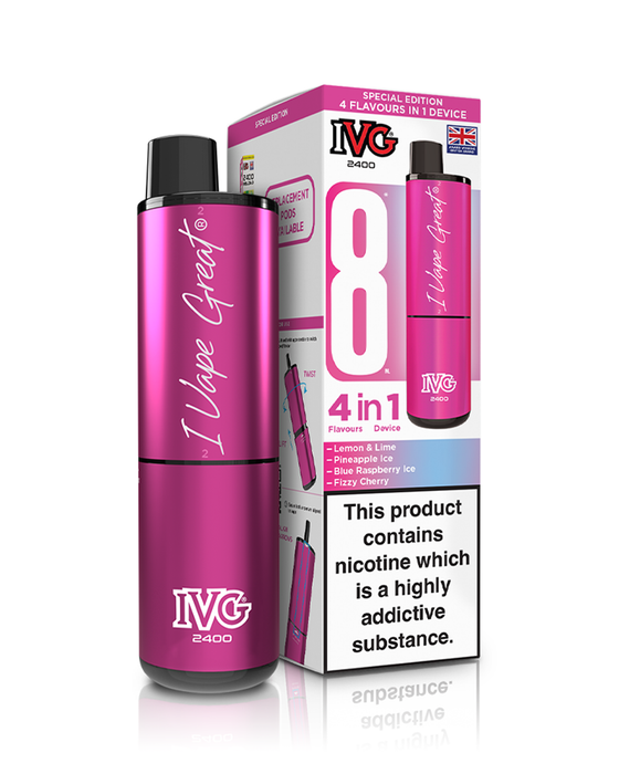 IVG 2400 4-in-1 Big Puff Pod Kit - Just 9.99 88Vape IVG 2400 4-in-1 Big Puff Pod Kit - Just 9.99 88Vape