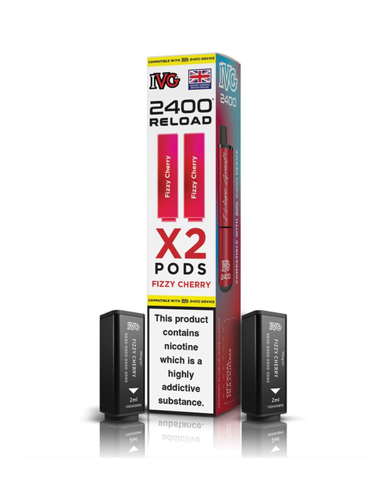 Fizzy Cherry IVG 2400 Reload Refill Pods (x2)