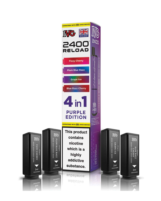 Fizzy Cherry IVG 2400 Reload Refill Pods (x2) 88Vape Fizzy Cherry IVG 2400 Reload Refill Pods (x2) 88Vape