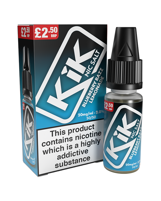 KiK Nic Salt - Blueberry Razz Lemonade