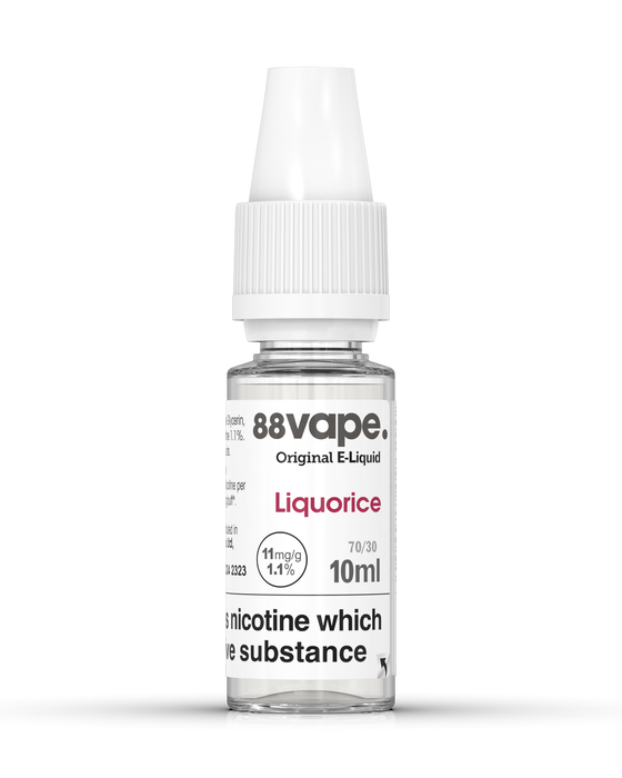 Liquorice Flavour E Liquid Just 1.20 | 88Vape Liquorice Flavour E Liquid Just 1.20 | 88Vape