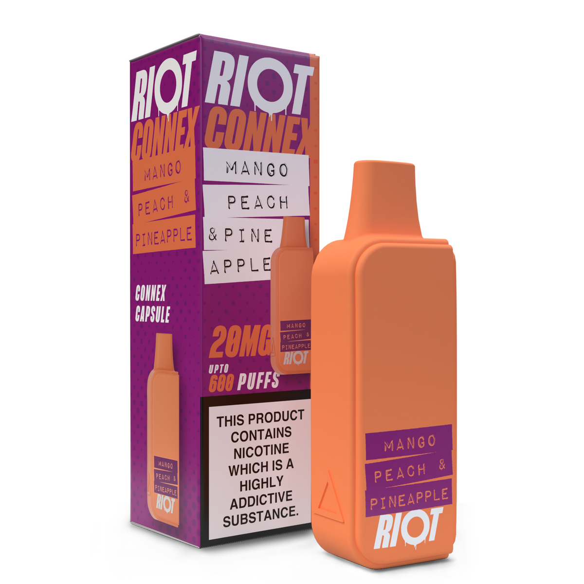 Mango Peach & Pineapple Riot Connex Replacement Pod  88Vape