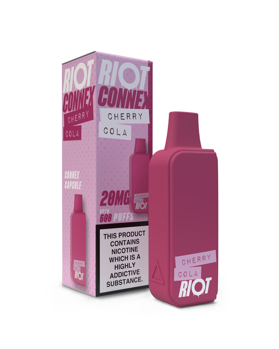 Cherry Cola Riot Connex Replacement Pod | 4 for 10 88Vape Cherry Cola Riot Connex Replacement Pod | 4 for 10 88Vape
