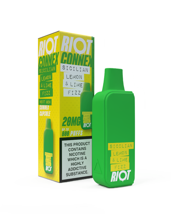 Sicilian Lemon & Lime Fizz Riot Connex Pod 88Vape Sicilian Lemon & Lime Fizz Riot Connex Pod 88Vape
