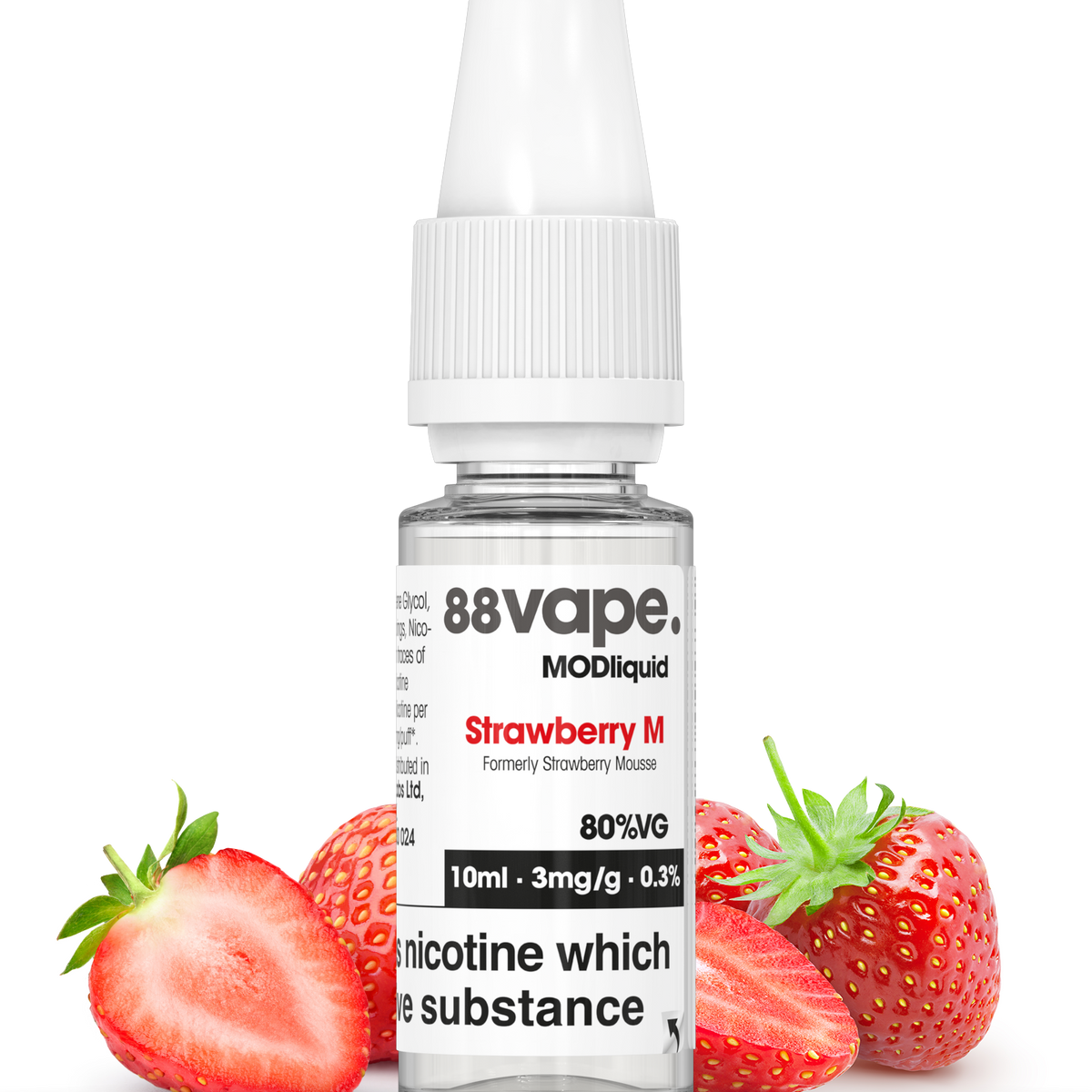 Strawberry Mousse 3mg 80VG Vape Juice | 88Vape Strawberry Mousse 3mg 80VG Vape Juice | 88Vape