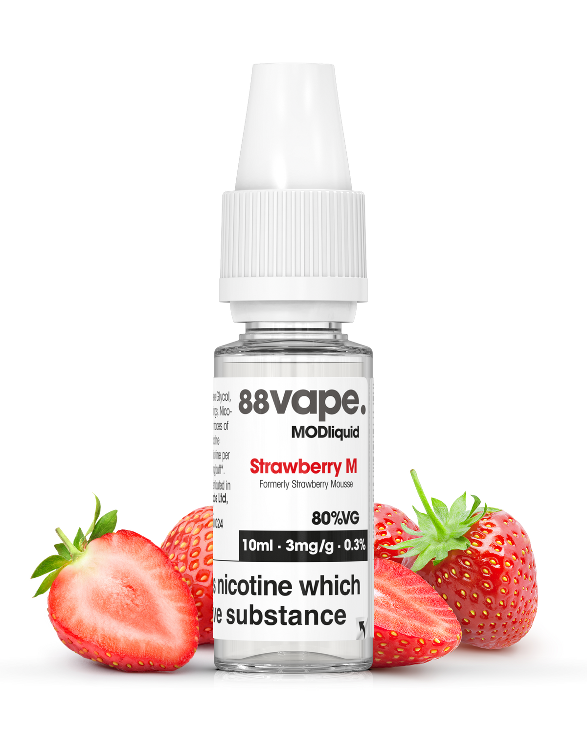 Strawberry Mousse 3mg 80VG Vape Juice | 88Vape