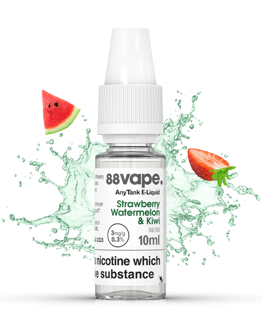 Strawberry, Kiwi & Watermelon Short Fill - 75% VG 88Vape Strawberry, Kiwi & Watermelon Short Fill - 75% VG 88Vape