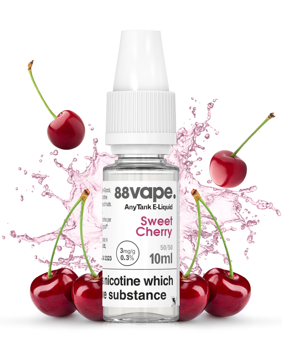 Sweet Cherry Flavour Eliquid Just 1.20 | 88Vape Sweet Cherry Flavour Eliquid Just 1.20 | 88Vape