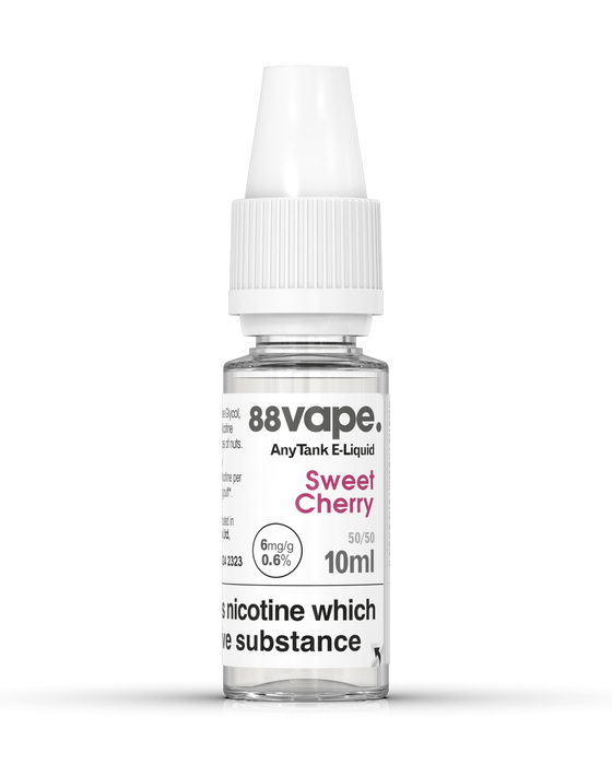 Sweet Cherry Flavour Eliquid Just 1.20 | 88Vape Sweet Cherry Flavour Eliquid Just 1.20 | 88Vape
