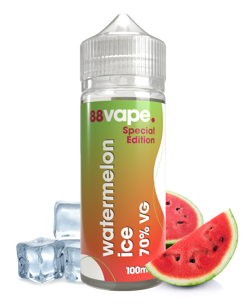 Watermelon Ice 100ml Short Fill - 70% VG | 88Vape Watermelon Ice 100ml Short Fill - 70% VG | 88Vape