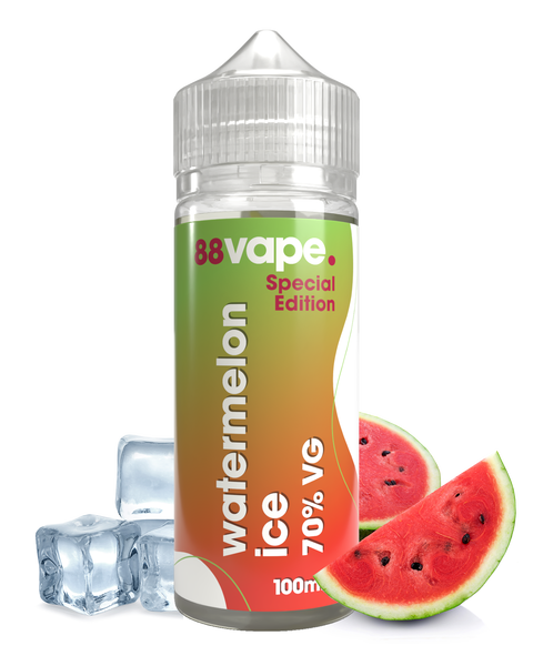 Watermelon Ice 100ml Short Fill - 70% VG | 88Vape Watermelon Ice 100ml Short Fill - 70% VG | 88Vape