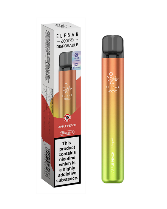 ELFBAR 600 V2 Apple Peach Disposable
