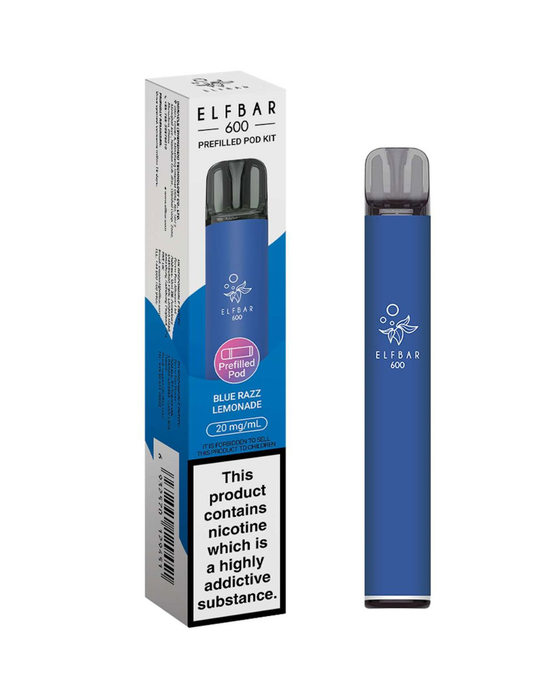 Elf Bar 600 Pre-Filled Pod Kit 88Vape Elf Bar 600 Pre-Filled Pod Kit 88Vape