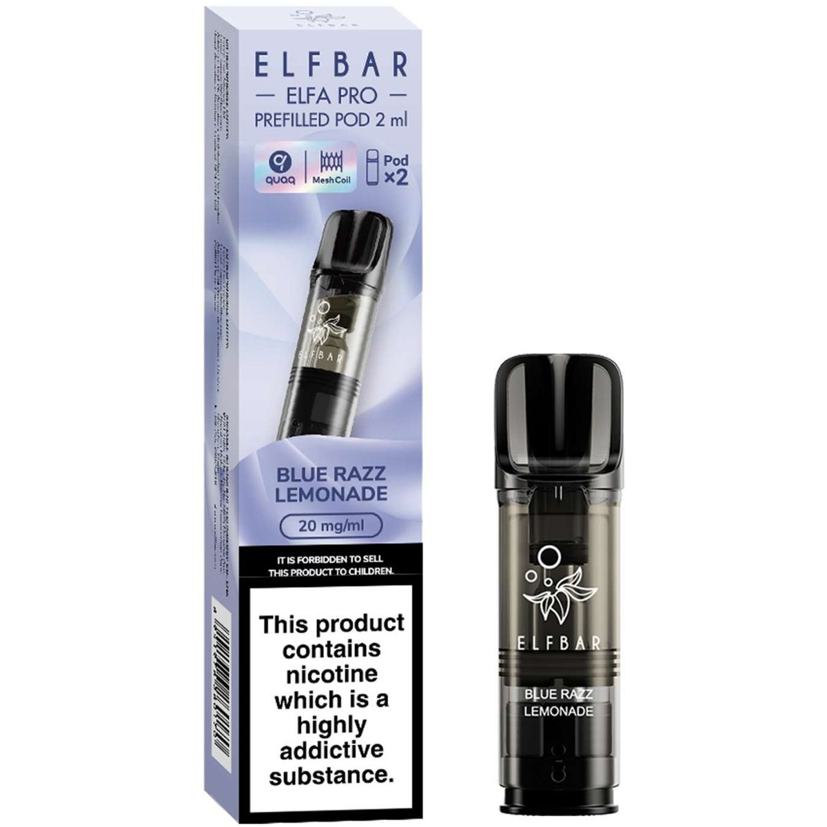 Blue Razz Lemonade Elf Bar Elfa Pro Pods (x2) — 88Vape