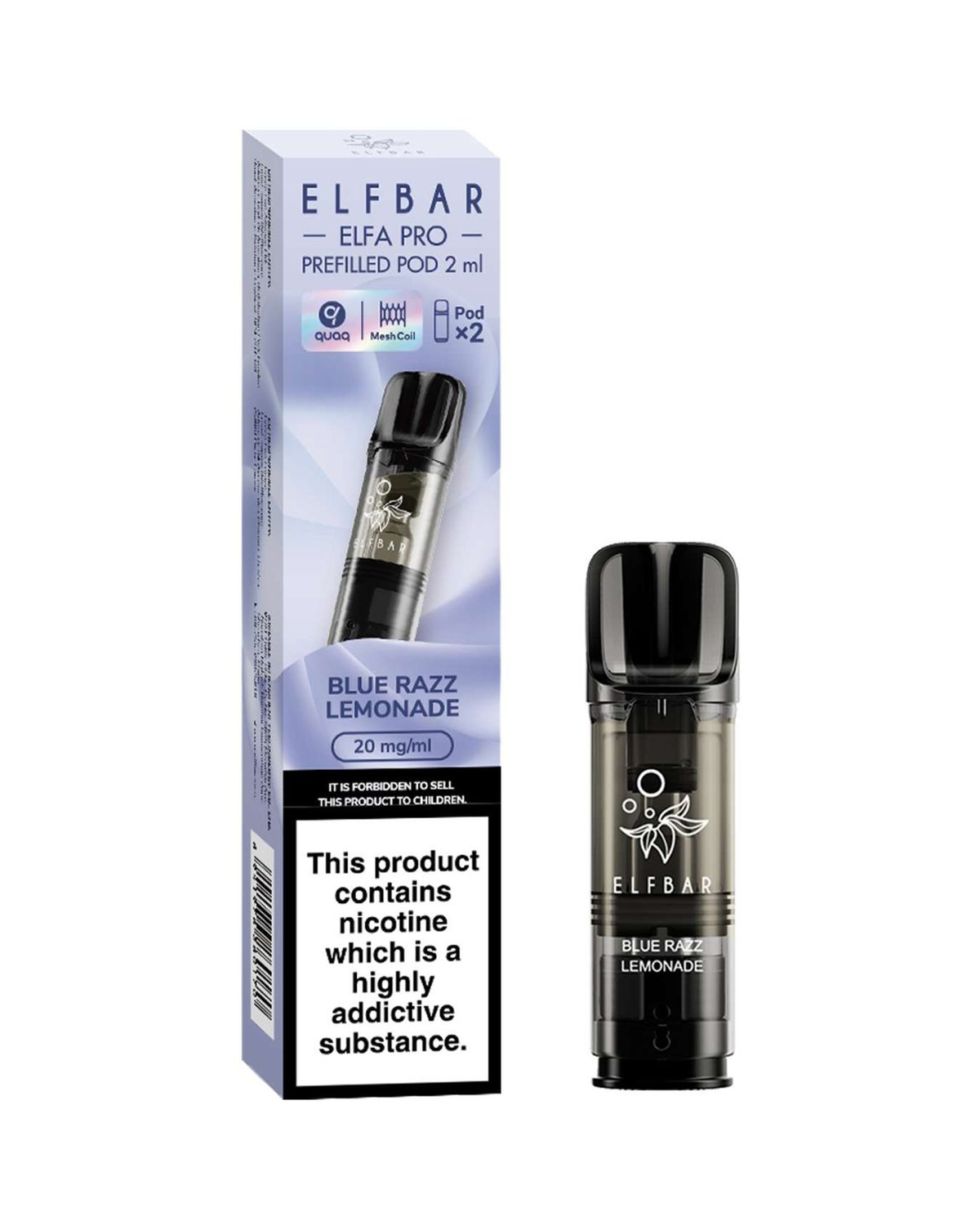 Blue Razz Lemonade Elf Bar Elfa Pro Pods (x2) 88Vape Blue Razz Lemonade Elf Bar Elfa Pro Pods (x2) 88Vape