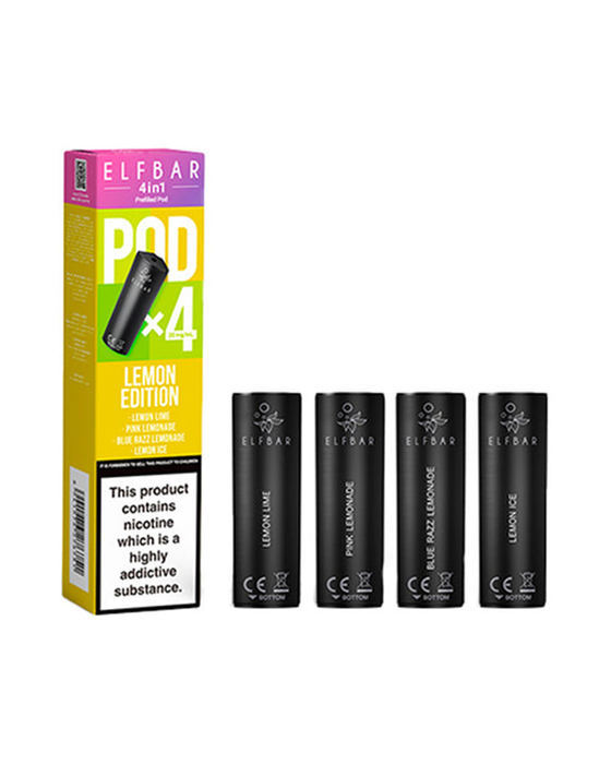 Elf Bar 4 In 1 Prefilled Pods 4 x 2ml, 20mg Nic Salt 88Vape Elf Bar 4 In 1 Prefilled Pods 4 x 2ml, 20mg Nic Salt 88Vape
