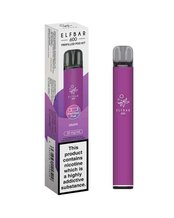 Elf Bar 600 Pre-Filled Pod Kit 88Vape Elf Bar 600 Pre-Filled Pod Kit 88Vape