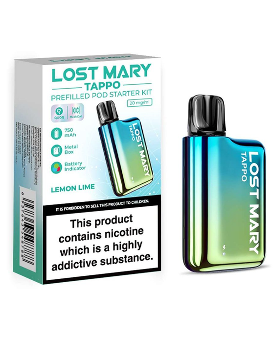 Lost Mary Tappo Pre-Filled Pod Kit 88Vape Lost Mary Tappo Pre-Filled Pod Kit 88Vape