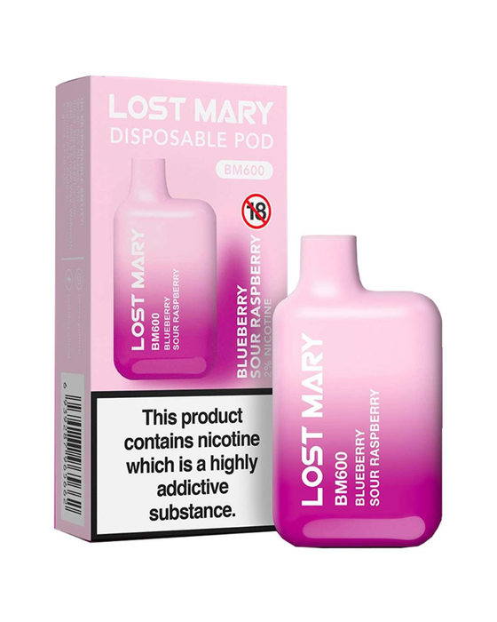 Lost Mary BM600 Blueberry Sour Raspberry