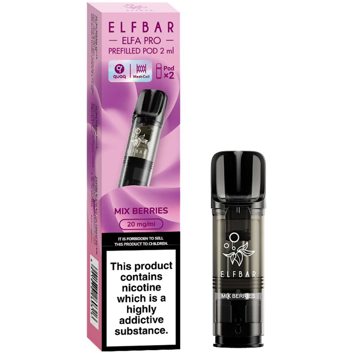 Mix Berries Elf Bar Elfa Pro Pods (x2) — 88Vape