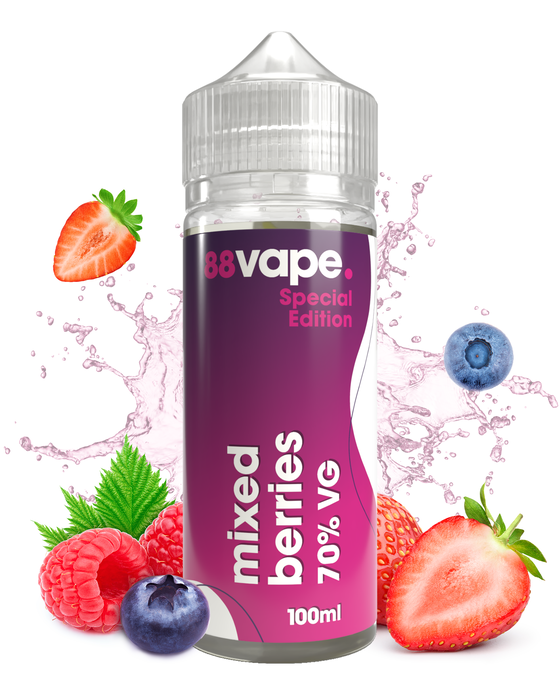 Mixed Berries 100ml Short Fill - 70% VG | 88Vape Mixed Berries 100ml Short Fill - 70% VG | 88Vape