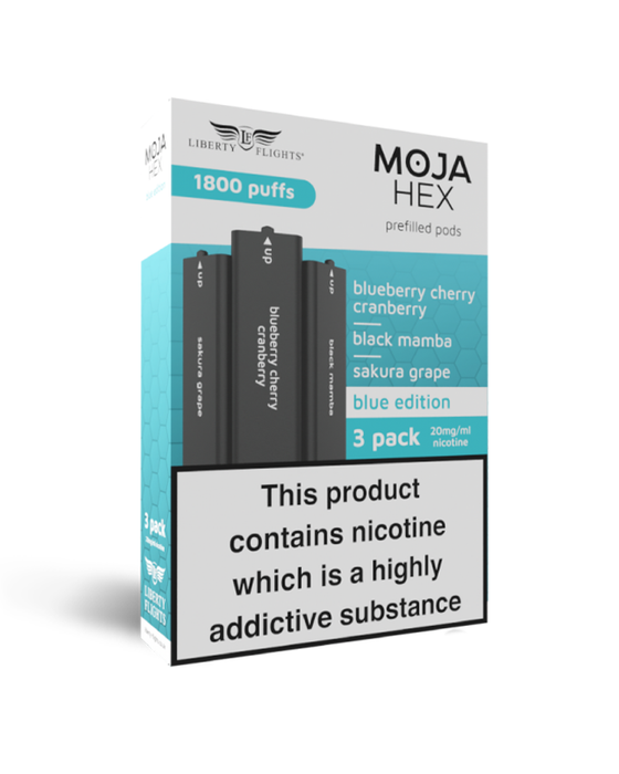 Moja Hex Blue Edition Refill Pods (x3)