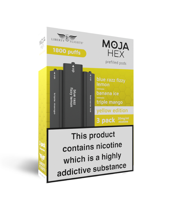 Moja Hex Yellow Edition Refill Pods (x3)