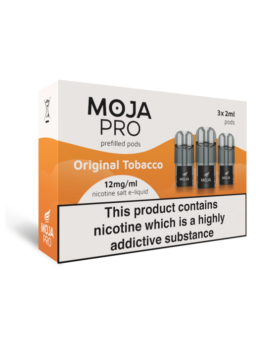 MOJA Pro Refill Pods - Original Tobacco (x3) 88Vape MOJA Pro Refill Pods - Original Tobacco (x3) 88Vape