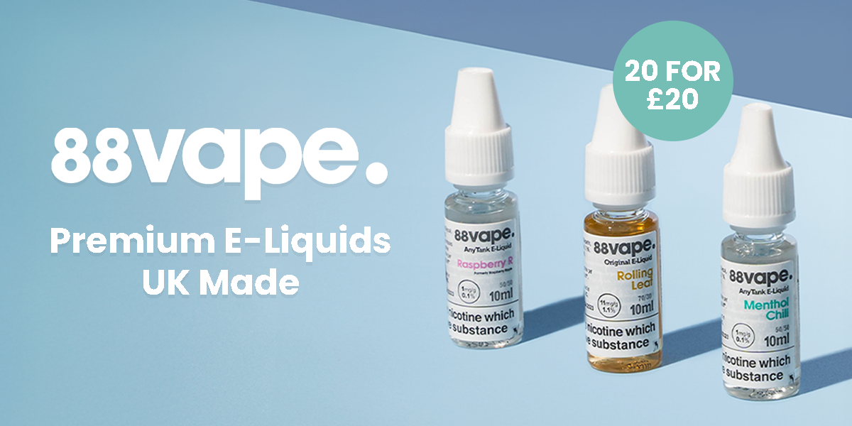 88Vape Online Store | Over 100 UK Made E Liquid Flavours 88Vape Online Store | Over 100 UK Made E Liquid Flavours