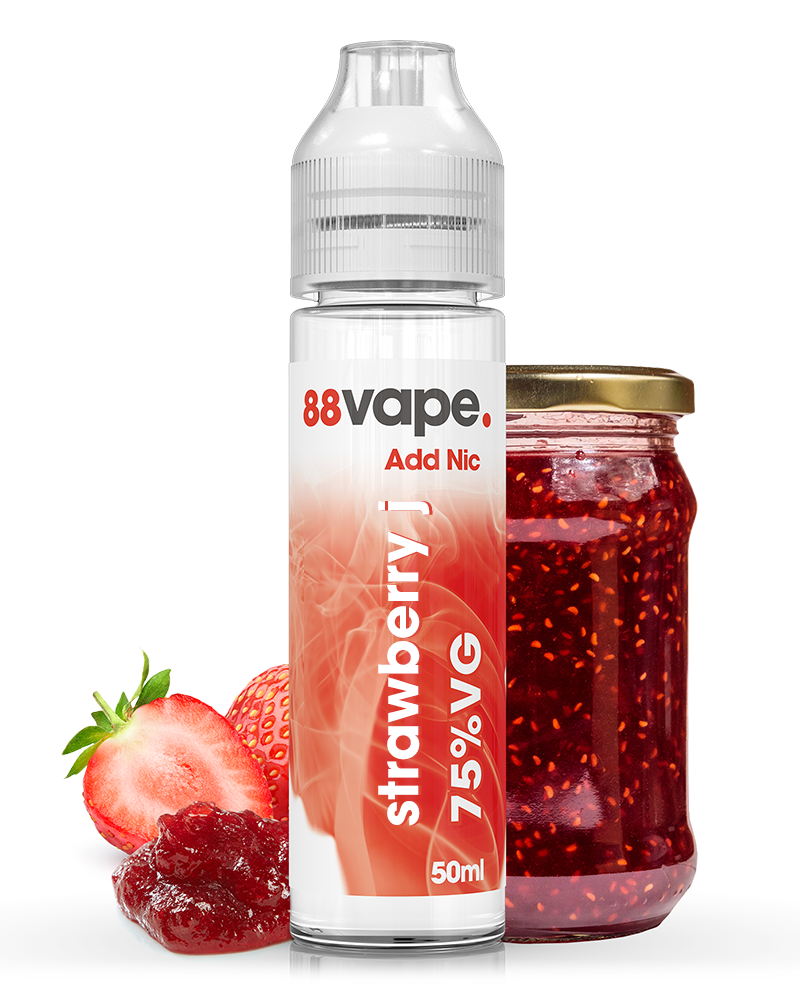 Strawberry Jam Short Fill - 75% VG | 88Vape