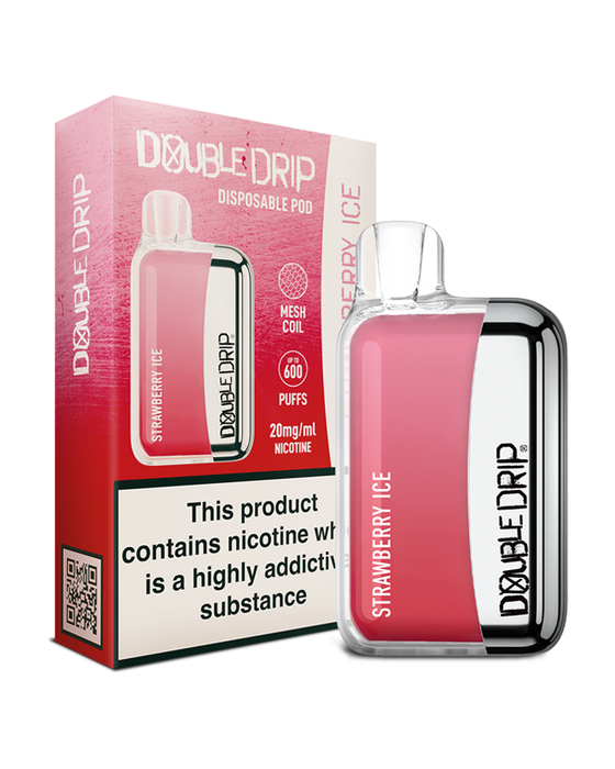 Double Drip Strawberry Ice Disposable