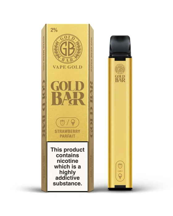 Gold Bar Strawberry Parfait Disposable